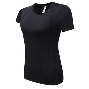 Womens Quick Dry Short Sleeve Yoga T-Shirt